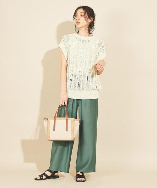 BEAUTY&YOUTH UNITED ARROWS（ビューティーアンドユースユナイテッドアローズ）の「BY∴ ツイルパッチポケットイージーパンツ -ウォッシャブル-（その他パンツ・レディース・ブラック/ブラウン/ケリー/ロイヤルブルー・M/S）」の16枚目の写真