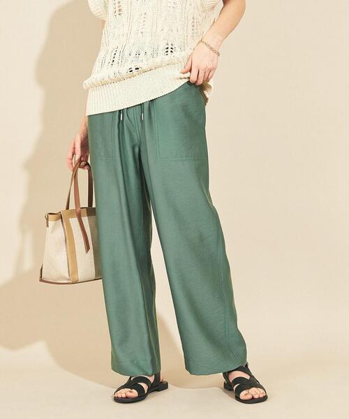 BEAUTY&YOUTH UNITED ARROWS（ビューティーアンドユースユナイテッドアローズ）の「BY∴ ツイルパッチポケットイージーパンツ -ウォッシャブル-（その他パンツ・レディース・ブラック/ブラウン/ケリー/ロイヤルブルー・M/S）」の18枚目の写真