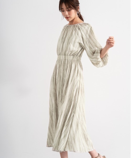 セール マーブルワンピース ワンピース Andemiu アンデミュウ のファッション通販 Zozotown