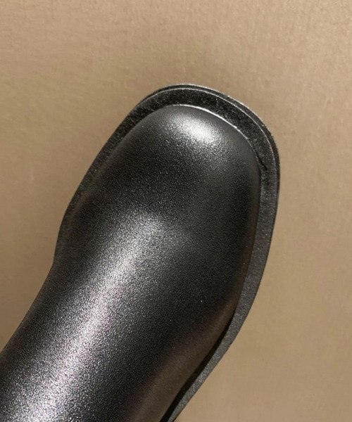 SUGAR BISKET(シュガービスケット)の「サイドゴアロングブーツ(ブーツ・レディース・ブラック/ホワイト・35/36/37/38/39/40)」の6枚目の写真