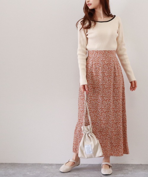 archives（アルシーヴ）の「２ＷａｙリブニットＰＯ（ニット/セーター・レディース・ホワイト/オフホワイト/イエロー/オレンジ/ミント・MEDIUM）」の8枚目の写真