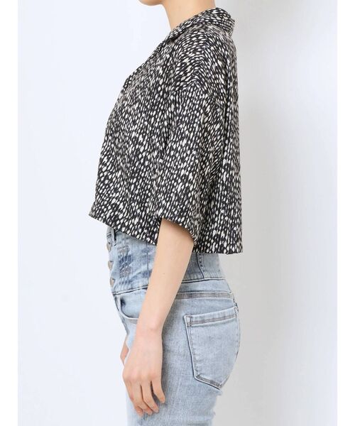 EMODA（エモダ）の「オープンカラーショートシャツ（シャツ/ブラウス・レディース・ブラック/グレー/ピンク/その他・FREE）」の10枚目の写真