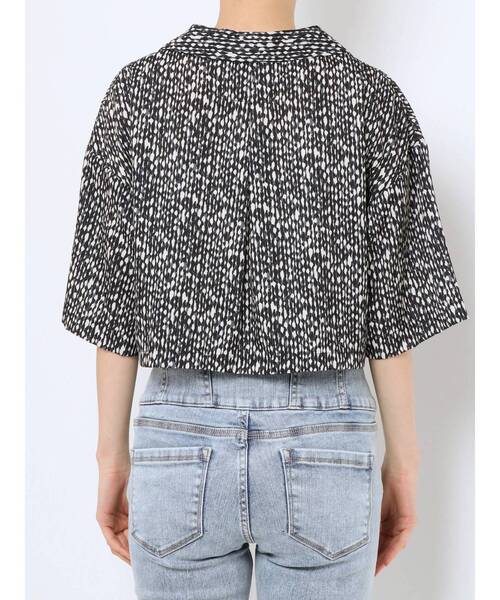 EMODA（エモダ）の「オープンカラーショートシャツ（シャツ/ブラウス・レディース・ブラック/グレー/ピンク/その他・FREE）」の11枚目の写真