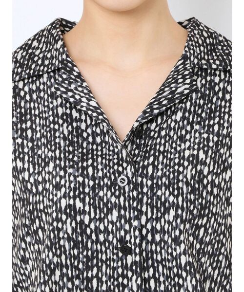 EMODA（エモダ）の「オープンカラーショートシャツ（シャツ/ブラウス・レディース・ブラック/グレー/ピンク/その他・FREE）」の12枚目の写真