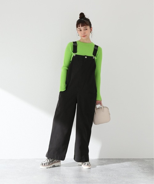 JOINT WORKS（ジョイントワークス）の「J-サロペット（サロペット/オーバーオール・レディース・ブラック/ベージュ・FREE）」の9枚目の写真