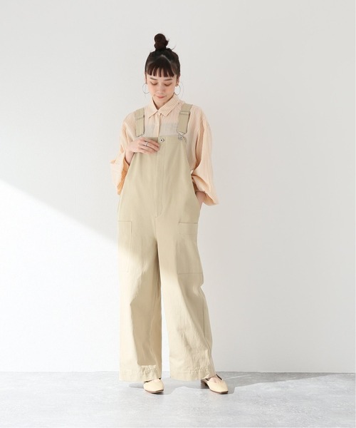 JOINT WORKS（ジョイントワークス）の「J-サロペット（サロペット/オーバーオール・レディース・ブラック/ベージュ・FREE）」の6枚目の写真