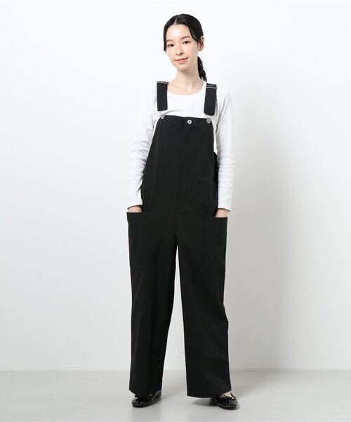 JOINT WORKS（ジョイントワークス）の「J-サロペット（サロペット/オーバーオール・レディース・ブラック/ベージュ・FREE）」の16枚目の写真