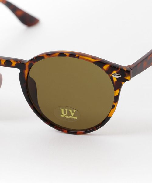 SENSE OF PLACE by URBAN RESEARCH(センスオブプレイスバイアーバンリサーチ)の「ナローボストンフレームサングラス(サングラス・レディース・ベージュ/ブラック系その他/ブラウン系その他/ピンク系その他・ONE)」の8枚目の写真