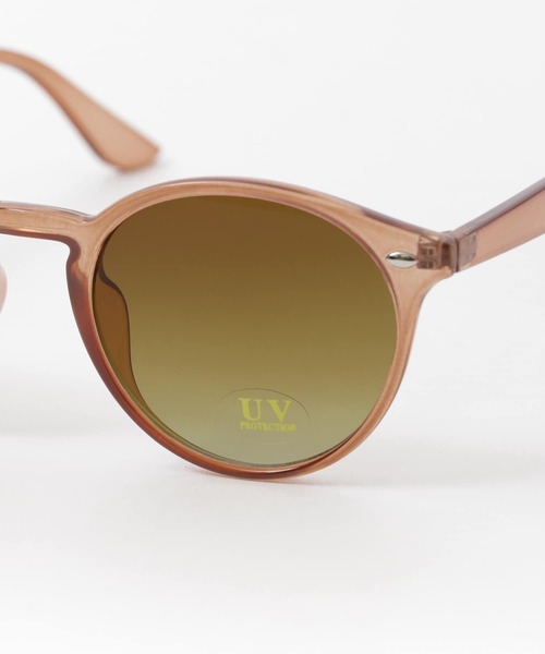 SENSE OF PLACE by URBAN RESEARCH(センスオブプレイスバイアーバンリサーチ)の「ナローボストンフレームサングラス(サングラス・レディース・ベージュ/ブラック系その他/ブラウン系その他/ピンク系その他・ONE)」の14枚目の写真