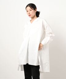 AMERICAN HOLIC | フード付きシャツチュニック(Tシャツ/カットソー)