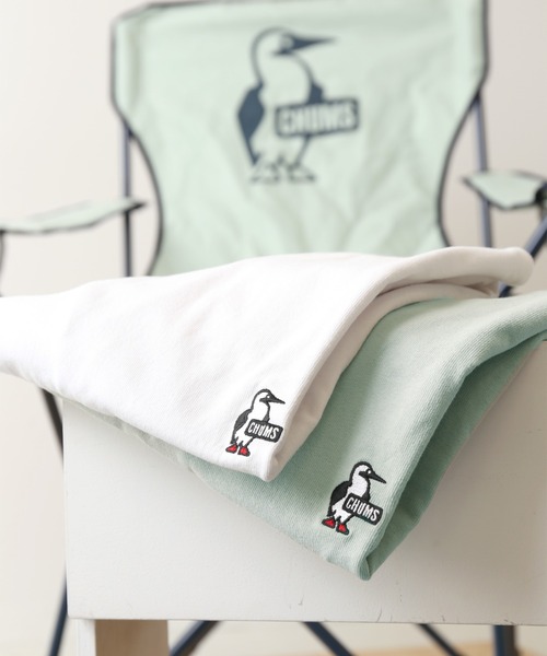 CHUMS（チャムス）の「【CHUMS×relume/チャムス】別注 ワンポイント Tシャツ（Tシャツ/カットソー・メンズ・ホワイト/グリーン・MEDIUM/LARGE）」の4枚目の写真