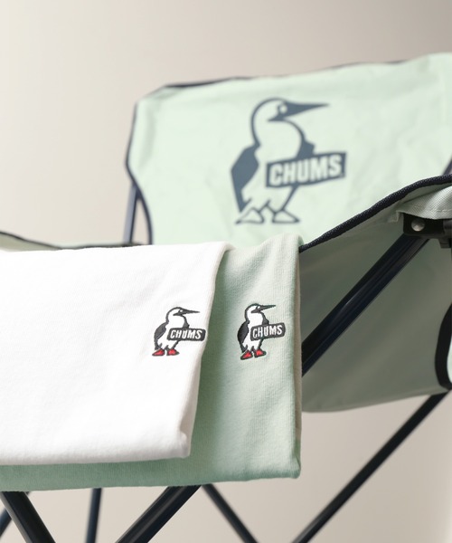 CHUMS（チャムス）の「【CHUMS×relume/チャムス】別注 ワンポイント Tシャツ（Tシャツ/カットソー・メンズ・ホワイト/グリーン・MEDIUM/LARGE）」の5枚目の写真