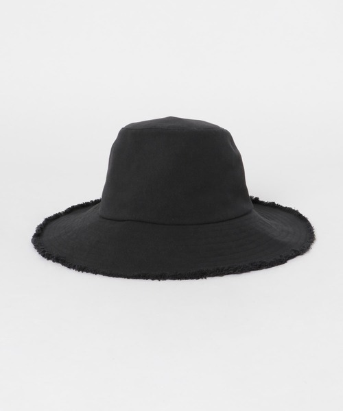 URBAN RESEARCH DOORS（アーバンリサーチドアーズ）の「コットンフリンジハット（ハット・レディース・ナチュラル/ブラック・ONE）」の6枚目の写真