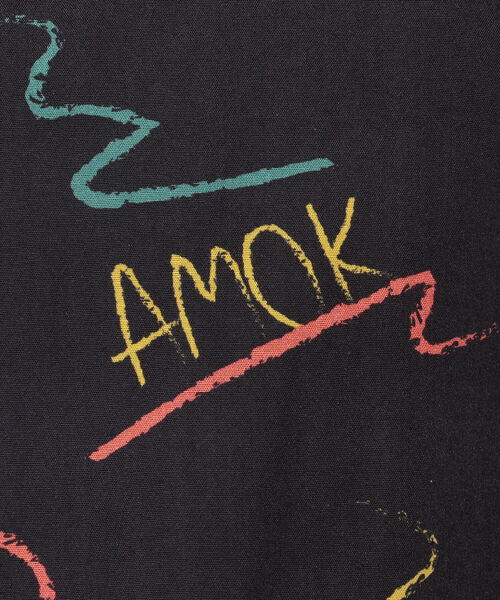 amok（アモク）の「amok /アモク/別注アロハ ロングスリーブシャツ（シャツ/ブラウス・メンズ・パープル/イエロー/ブラック・LARGE）」の10枚目の写真