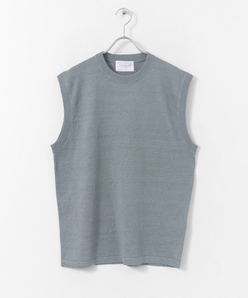 URBAN RESEARCH DOORS（アーバンリサーチドアーズ）の「リネンニットベスト∴（ベスト・メンズ・ベージュ/ブルー系その他・40/38）」の11枚目の写真