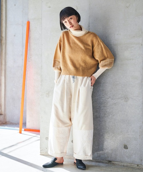 sneeuw（スニュウ）の「2021秋冬 モヘアタートルプルオーバー