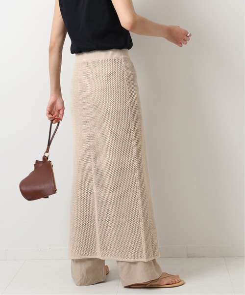 Spick & Span（スピックアンドスパン）の「MESH Iライン スカート◆（スカート・レディース・マルチ/アイボリー・FREE）」の13枚目の写真
