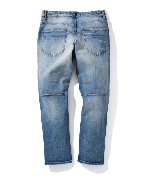 n(n) BY NUMBER (N)INE（エヌエヌバイナンバーナイン）の「TAPERED STRETCH DENIM JEANS(HARD WASH)（デニムパンツ・メンズ・ブルー・4/3/2）」の12枚目の写真