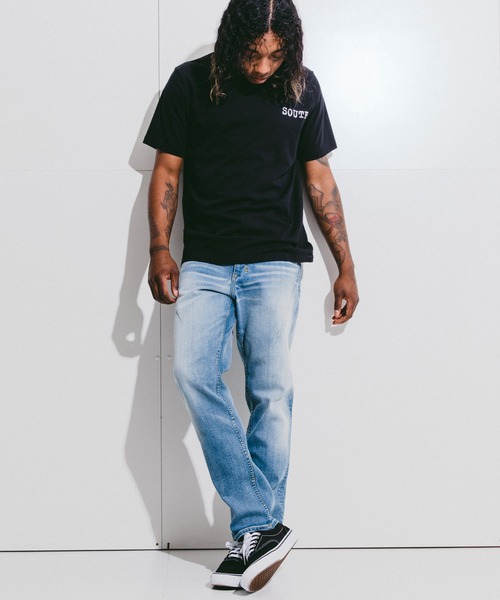 n(n) BY NUMBER (N)INE（エヌエヌバイナンバーナイン）の「TAPERED STRETCH DENIM JEANS(HARD WASH)（デニムパンツ・メンズ・ブルー・4/3/2）」の14枚目の写真