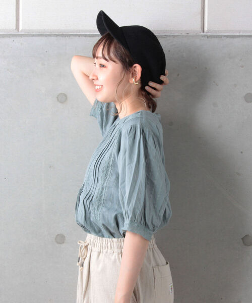 fredy repit（フレディレピ）の「ナチュラルメッシュキャップ（キャップ・レディース・ベージュ/キャメル/ブラック・FREE）」の4枚目の写真