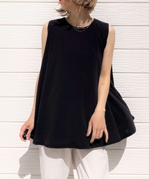 Q | フレアノースリトップス(Tシャツ/カットソー)