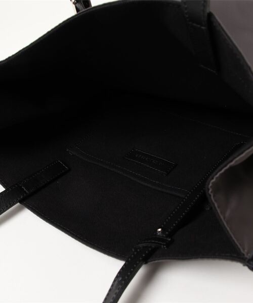 rapiecage（ラピエサージュ）の「ナイロン×レザートートBAG（ショルダーバッグ・レディース・チャコールグレー/ベージュ・FREE）」の8枚目の写真