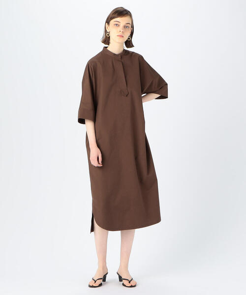 セール ワンピース Tomorrowland トゥモローランド のワンピース コットントロピカル ワンピース ドレス コットントロピカル バンドカラー ワンピース ワンピース Tomorrowland トゥモローランド のファッション お買い得モデル即出荷