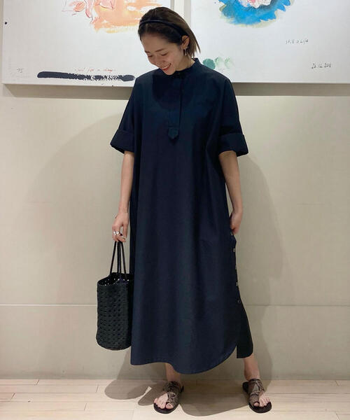 セール コットントロピカル ワンピース ドレス バンドカラーワンピース をセール価格で購入できます Tomorrowland ワンピース バンドカラーワンピース ワンピース Tomorrowland トゥモローランド のファッション