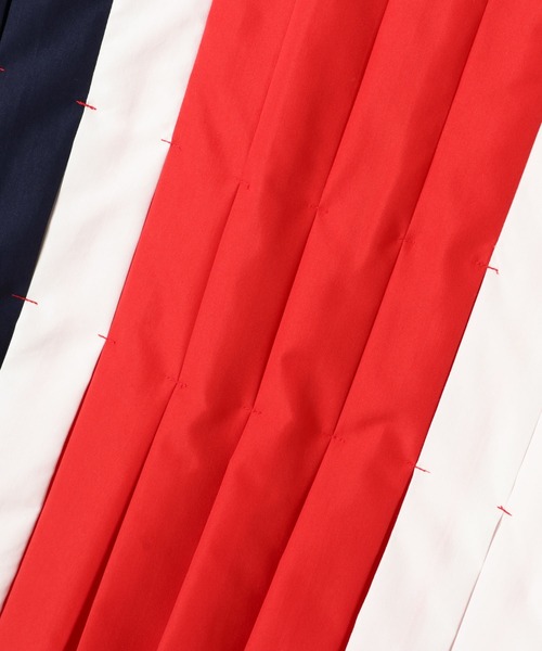 TEVALT（ヴァレット）の「配色タックノースリブラウス（シャツ/ブラウス・レディース・グリーン系/ベージュ/レッド・38）」の18枚目の写真