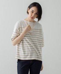 collex | パネルバスクボーダーTシャツ(Tシャツ/カットソー)