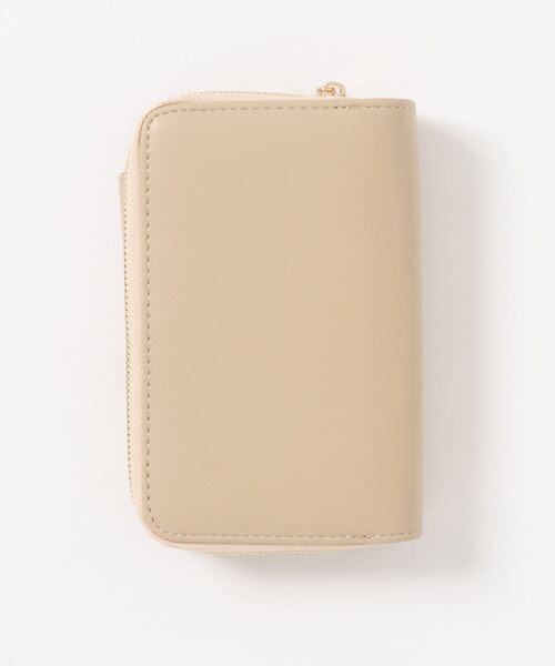 JUMELLE（ジュメロ）の「ラウンドジップウォレット（財布・レディース・ベージュ/レッド・FREE）」の6枚目の写真