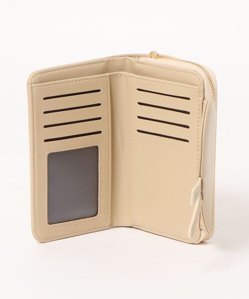 JUMELLE（ジュメロ）の「ラウンドジップウォレット（財布・レディース・ベージュ/レッド・FREE）」の3枚目の写真