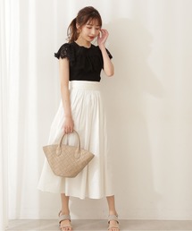 PROPORTION BODY DRESSING | ギャザーロングスカート / 1211120904(スカート)