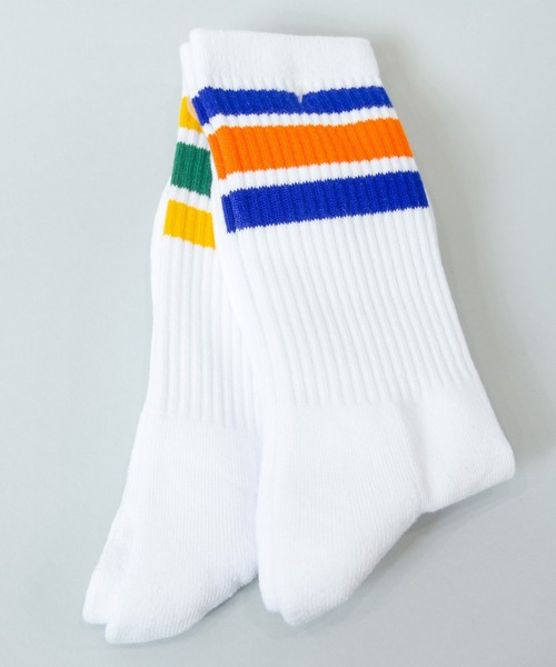 Healthknit(ヘルスニット)の「Healthknit-ライン&ロゴ・2P-Socks/ヘルスニット ソックス(ソックス/靴下・メンズ・その他2/その他5/その他4/その他3/その他8/その他7/その他6・FREE)」の1枚目の写真