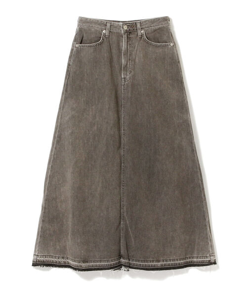 B:MING by BEAMS（ビーミングバイビームス）の「SOMETHING × B:MING by BEAMS / 別注 タックマキシ スカート（デニムスカート・レディース・ブラック/インディゴブルー・MEDIUM/SMALL）」の17枚目の写真