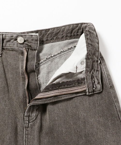 B:MING by BEAMS（ビーミングバイビームス）の「SOMETHING × B:MING by BEAMS / 別注 タックマキシ スカート（デニムスカート・レディース・ブラック/インディゴブルー・MEDIUM/SMALL）」の18枚目の写真