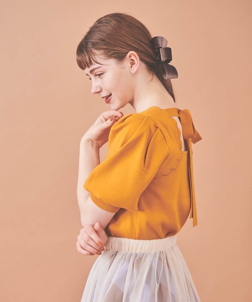 31 Sons de mode（トランテアン　ソン　ドゥ　モード）の「ベロアリボンバレッタ（バレッタ/ヘアクリップ・レディース・ボルドー/ブラウン・FREE）」の14枚目の写真