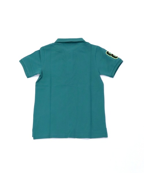 GIORDANO（ジョルダーノ）の「ビッグライオン半袖ポロシャツ（ポロシャツ・キッズ・ホワイト/ブルー/グリーン/レッド・130cm/120cm/150cm/110cm/140cm/100cm）」の6枚目の写真