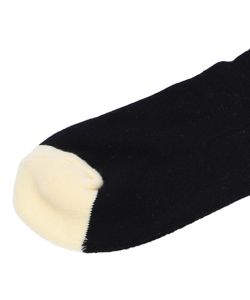 X-girl(エックスガール)の「LINE RIB SOCKS(ソックス/靴下・レディース・ホワイト/ブラック/グレー・ONE SIZE)」の4枚目の写真