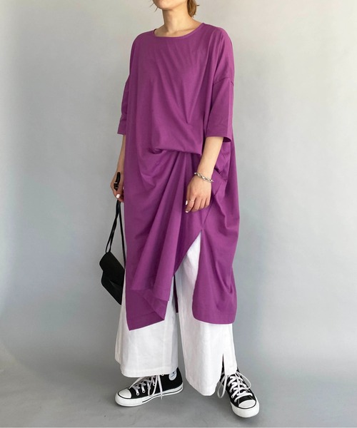 PICCIN（ピッチン）の「マルチWAYワンピース（ワンピース・レディース・ピンク/ブラック/ベージュ・M/L）」の6枚目の写真