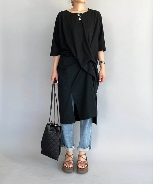 PICCIN（ピッチン）の「マルチWAYワンピース（ワンピース・レディース・ピンク/ブラック/ベージュ・M/L）」の20枚目の写真