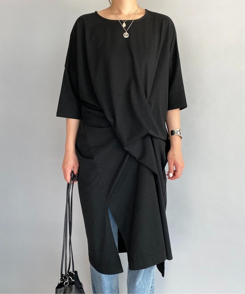 PICCIN（ピッチン）の「マルチWAYワンピース（ワンピース・レディース・ピンク/ブラック/ベージュ・M/L）」の10枚目の写真