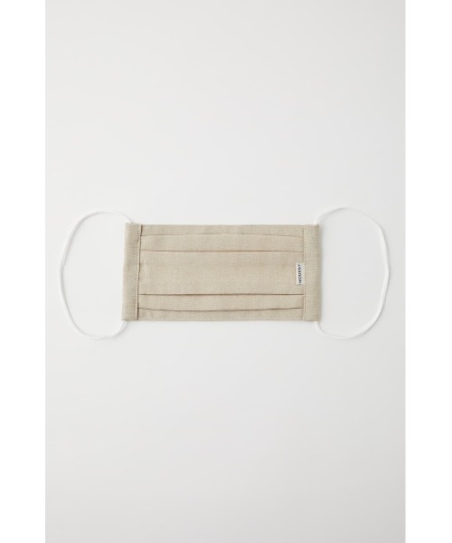 MOUSSY（マウジー）の「MOUSSY PLEATS FACE GUARD（マスク・レディース・ベージュ・FREE）」の5枚目の写真