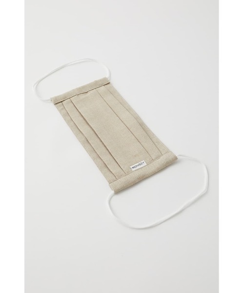 MOUSSY（マウジー）の「MOUSSY PLEATS FACE GUARD（マスク・レディース・ベージュ・FREE）」の4枚目の写真