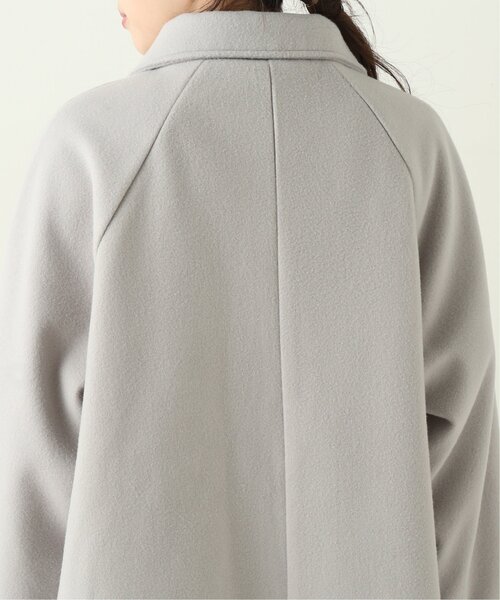 RAY CASSIN（レイカズン）の「フェイクウールステンカラーコート（ステンカラーコート・レディース・ライトグレー/キナリ/ブラウン・FREE）」の12枚目の写真