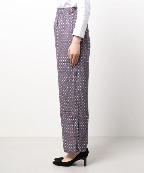 shop DADA(ショップダダ)の「リラックスワイドパンツ(1S12-7190)(その他パンツ・レディース・ベージュ/ブルー・FREE)」の4枚目の写真