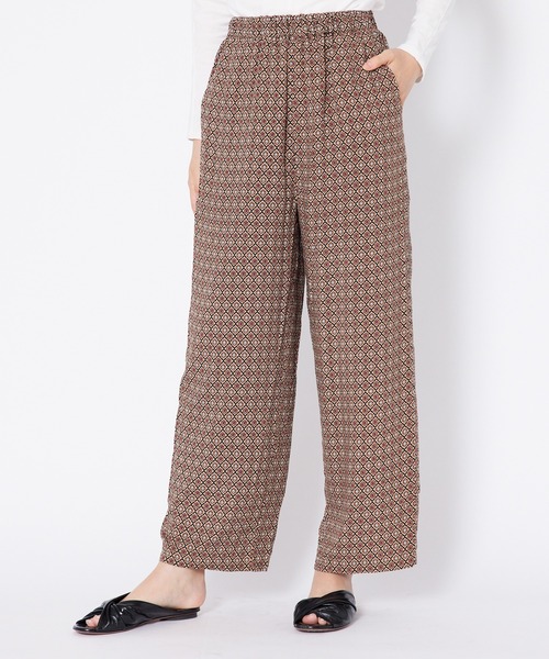 shop DADA(ショップダダ)の「リラックスワイドパンツ(1S12-7190)(その他パンツ・レディース・ベージュ/ブルー・FREE)」の12枚目の写真