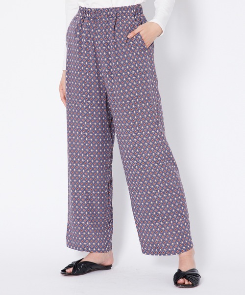 shop DADA(ショップダダ)の「リラックスワイドパンツ(1S12-7190)(その他パンツ・レディース・ベージュ/ブルー・FREE)」の16枚目の写真