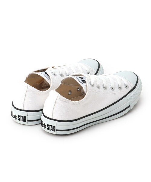 INDIVI(インディヴィ)の「◆【otonaMUSE 12月号掲載商品 佐田真由美さん着用】CONVERSE CANVAS ALL STAR COLORS OX(スニーカー・レディース・ホワイト/ライトベージュ・40/35/45/30)」の4枚目の写真
