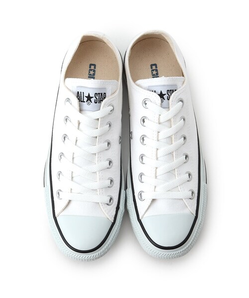 INDIVI(インディヴィ)の「◆【otonaMUSE 12月号掲載商品 佐田真由美さん着用】CONVERSE CANVAS ALL STAR COLORS OX(スニーカー・レディース・ホワイト/ライトベージュ・40/35/45/30)」の6枚目の写真